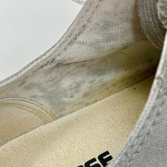 Converse Shoes Mens 10 W 12 Distressed Gray Canvas Chuck Taylor All Star Low Top - Picture 8 of 10